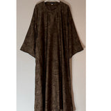 YARA 3.0 CLOSED ABAYA WITH POCKET - BEIGE/BROWN