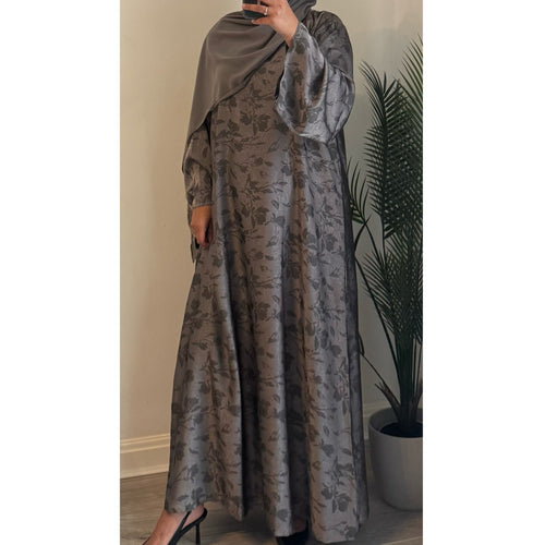 LIMITED EDITION ISRA ABAYA WITH POCKET - TAUPE