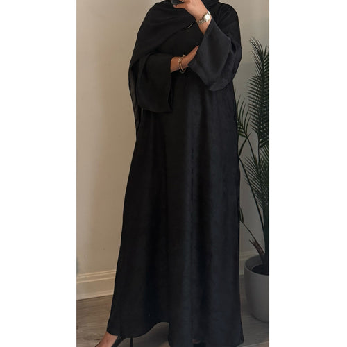 LIMITED EDITION ISRA ABAYA WITH POCKET - BLACK