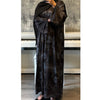 LIMITED EDITION 2 PIECE SET YUSRA 3.0 OPEN ABAYA WITH BUTTONS - BROWN