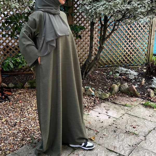 LINEN CLOSED ABAYA COLLECTION