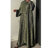 YARA 2.0 CLOSED ABAYA WITH POCKET - Olive