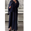 MARWA LACE ABAYA NAVY