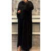 MARWA LACE ABAYA BLACK