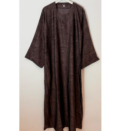 YARA 3.0 CLOSED ABAYA WITH POCKET - MAUVE