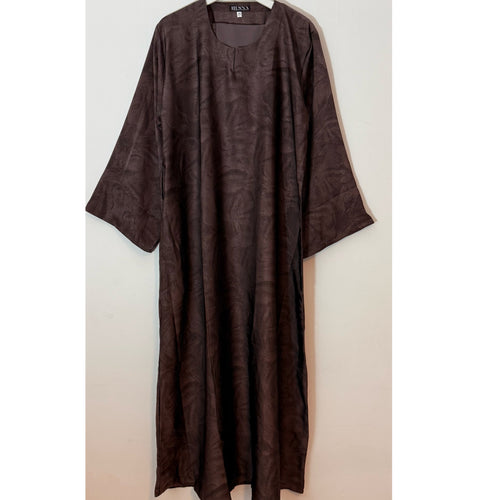 YARA 3.0 CLOSED ABAYA WITH POCKET - MAUVE