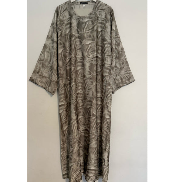 YARA 3.0 CLOSED ABAYA WITH POCKET - OFF WHITE