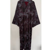 LIMITED EDITION 2 PIECE SET YUSRA 3.0 OPEN ABAYA WITH BUTTONS - PLUM