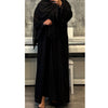 MARWA LACE ABAYA BLACK