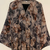 LIMITED EDITION YUSRA 4.0 OPEN ABAYA WITH BUTTONS - BLACK MIX