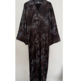 LIMITED EDITION 2 PIECE SET YUSRA 3.0 OPEN ABAYA WITH BUTTONS - BROWN