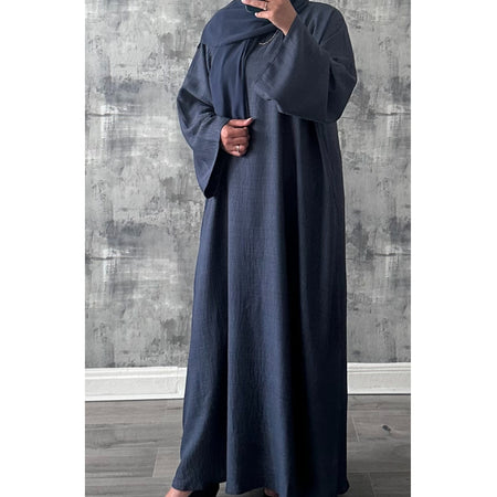 BEIGE LACE ABAYA
