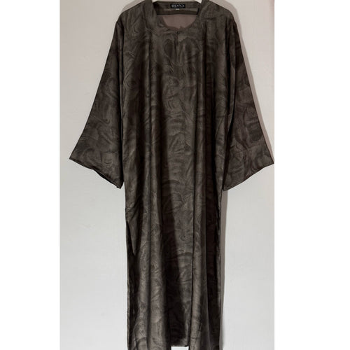 YARA 3.0 CLOSED ABAYA WITH POCKET - STONE