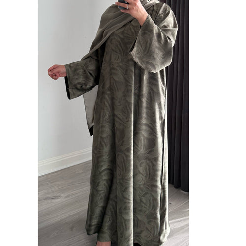 YARA 3.0 CLOSED ABAYA COLLECTION - OLIVE
