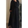 LIMITED EDITION ISRA ABAYA WITH POCKET - BLACK