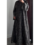 YARA 3.0 CLOSED ABAYA WITH POCKET - BLACK