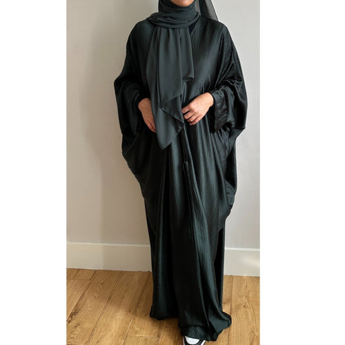 ZAHRA ABAYA FOREST GREEN