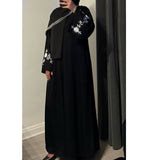AMELIA OPEN ABAYA WITH BUTTONS