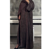 YARA 2.0 CLOSED ABAYA WITH POCKET - Mauve