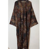 YUSRA PRINTED OPEN ABAYA WITH BUTTONS - MIX