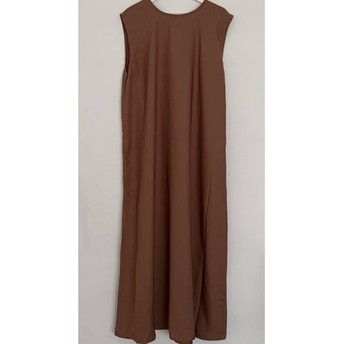 SLIP DRESS BEIGE