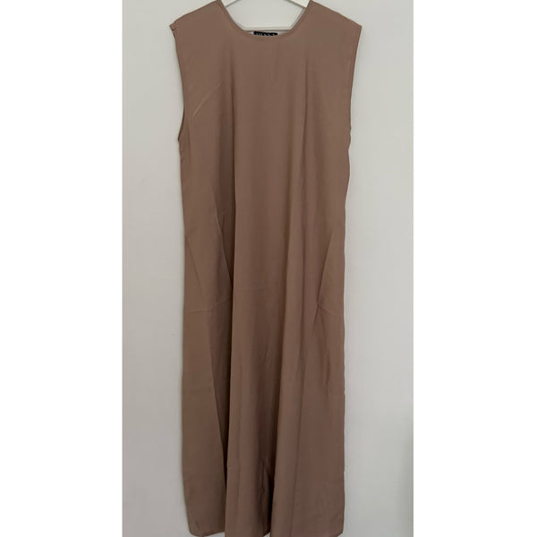 SLIP DRESS TAUPE