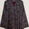 LIMITED EDITION HANIYA OPEN ABAYA WITH BITTONS - MAROON MIX