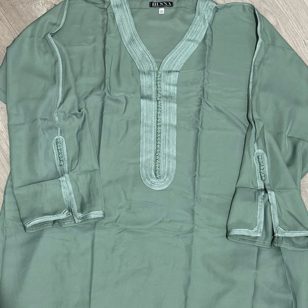 JALABIYA ABAYA JADE GREEN