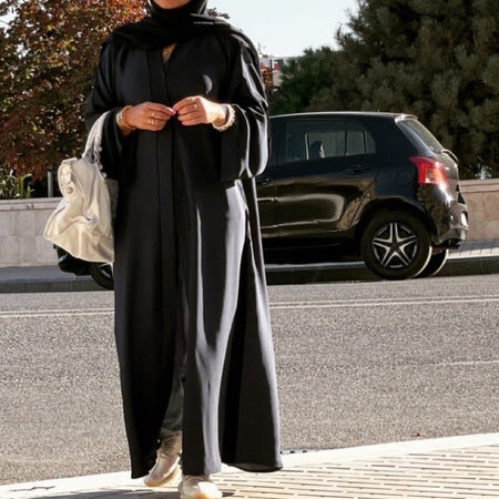 JANNAT EMBELLISHED ABAYA WITH BUTTONS