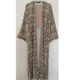 LIMITED EDITION PRINTED OPEN ABAYA/ KIMONO