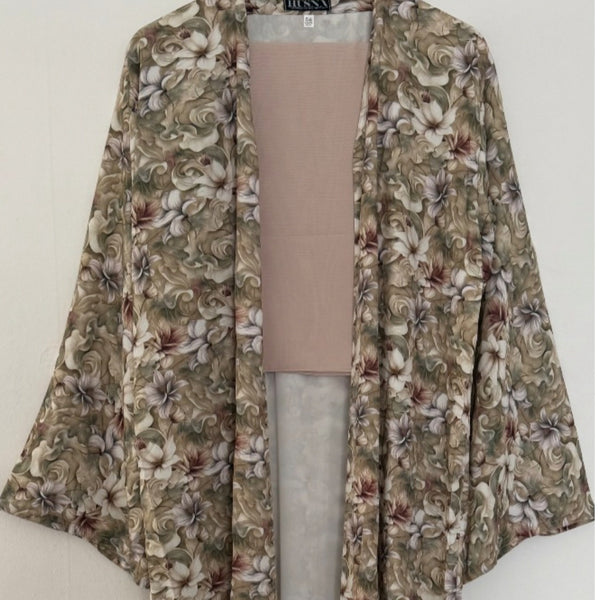 LIMITED EDITION PRINTED OPEN ABAYA/ KIMONO