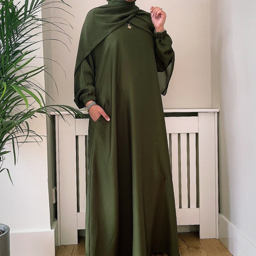 LIYAN ABAYA KHAKI
