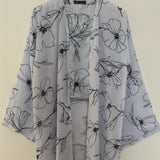 HANA CHIFFON PRINTED OPEN ABAYA
