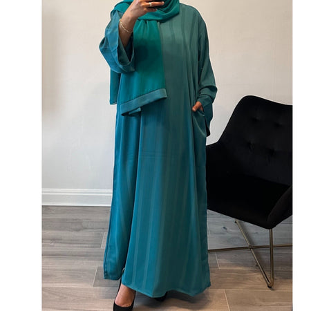 GREY BUTTERFLY ABAYA