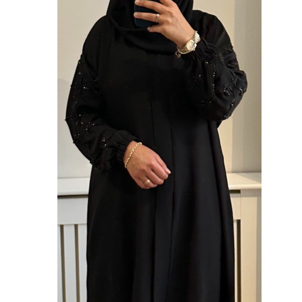 NOOR BLACK EMBELLISHED ABAYAS