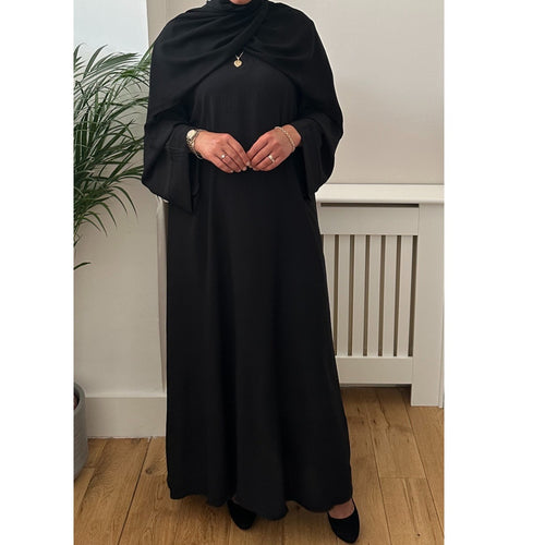 EVERYDAY CREPE ABAYA BLACK