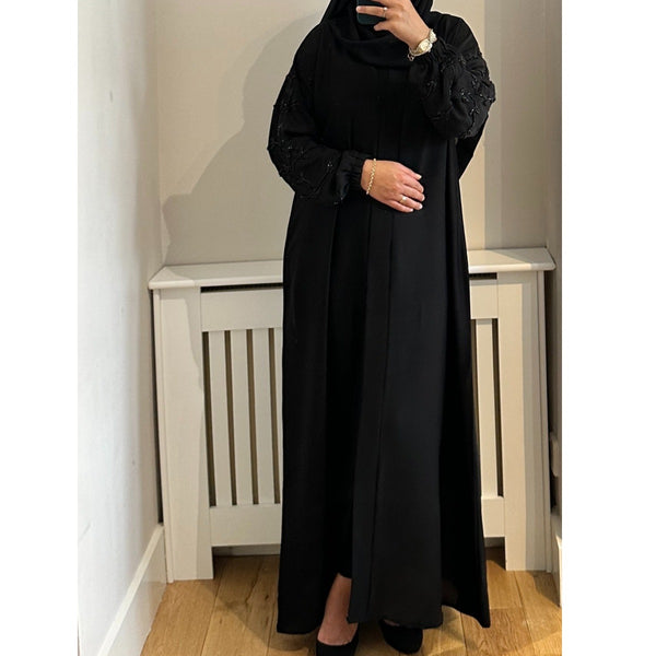 NOOR BLACK EMBELLISHED ABAYAS