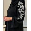 AWRAH WHITE EMBELLISHED ABAYAS