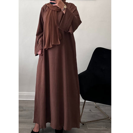 ZAHRA ABAYA DUCK GREEN