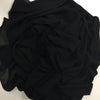 GEORGETTE BLACK HIJAB - Husna Collections