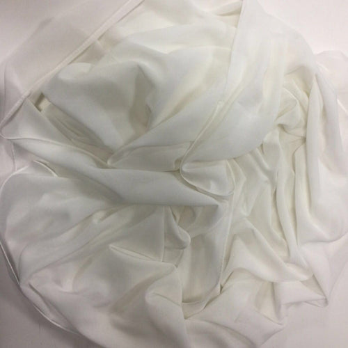 GEORGETTE WHITE HIJAB - Husna Collections
