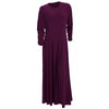 UMBRELLA PLUM ABAYA - Husna Collections