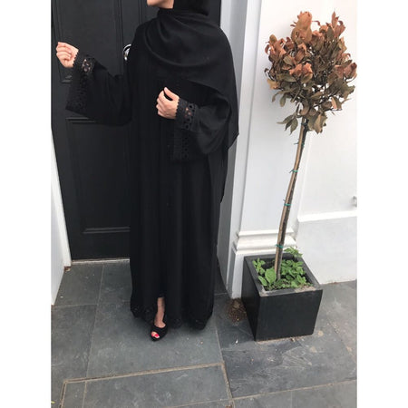 JANNAT EMBELLISHED ABAYA WITH BUTTONS