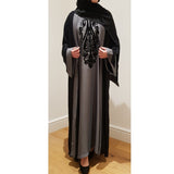 2 IN 1 NOORA ABAYA GREY