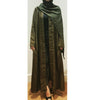 OPEN ABAYA KHAKI