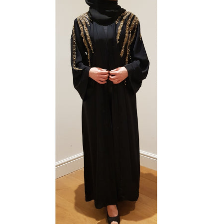 FIZA OPEN ABAYA WITH BUTTONS