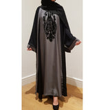 2 IN 1 NOORA ABAYA GREY