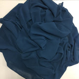 GEORGETTE BLUE HIJAB - Husna Collections
