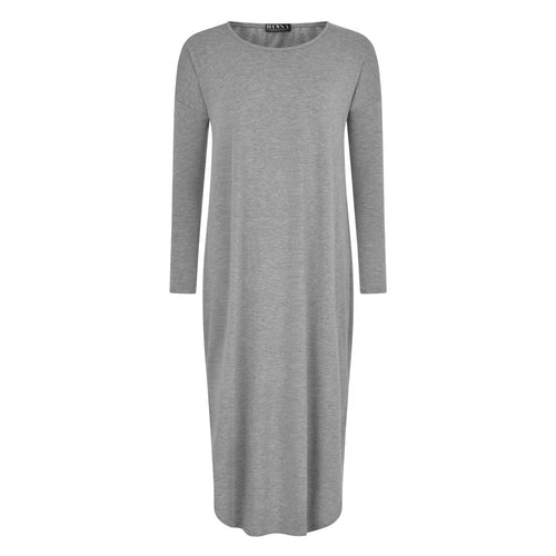 FLOATER DRESS LIGHT GREY - Husna Collections