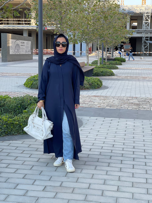 OPEN ABAYA NAVY